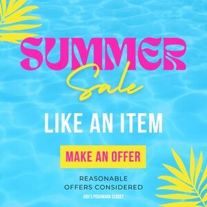 Like an item... MAKE AN OFFER